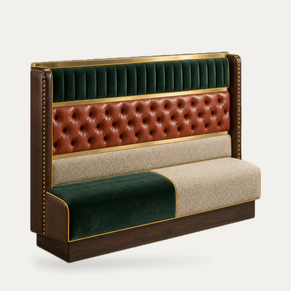 Layered Maximalist Banquette